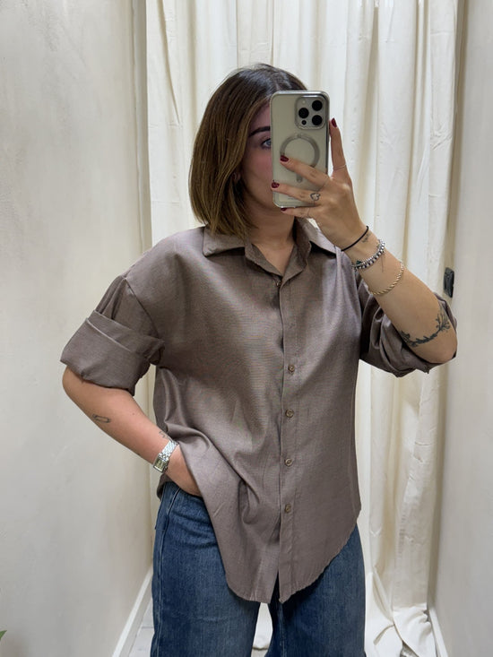 Camicia oversize in cotone oxford My - d - GiuGiò | Shop online