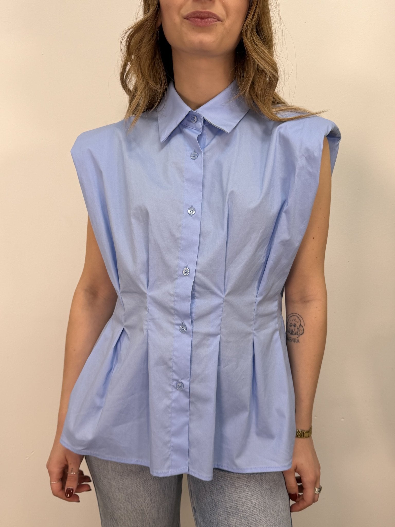 Camicia sfiancata con spalline MyD - GiuGiò | Shop online