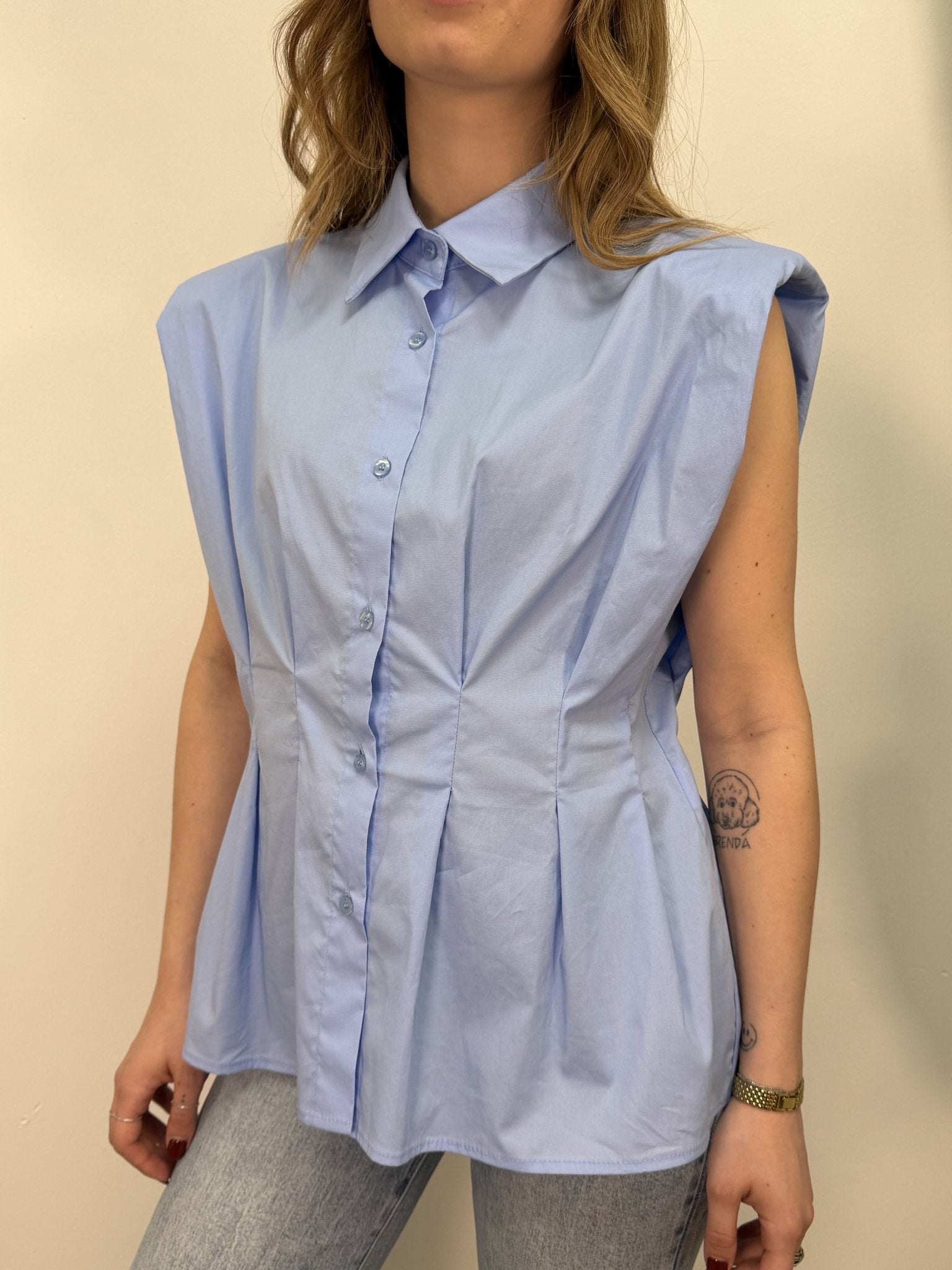 Camicia sfiancata con spalline MyD - GiuGiò | Shop online
