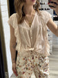 Camicia smanicata con rouches Susy Mix - GiuGiò | Shop online
