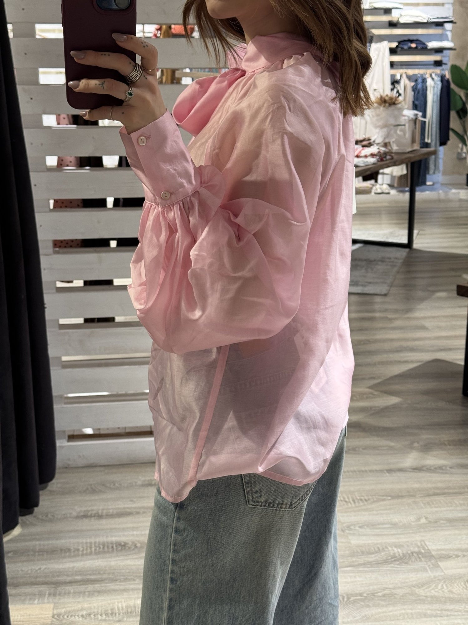 Camicia voluminosa con fiocco Tensione IN - GiuGiò | Shop online