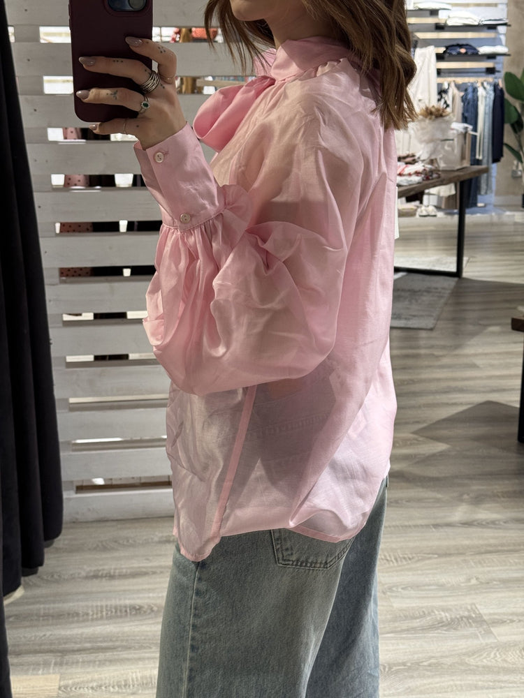 Camicia voluminosa con fiocco Tensione IN - GiuGiò | Shop online