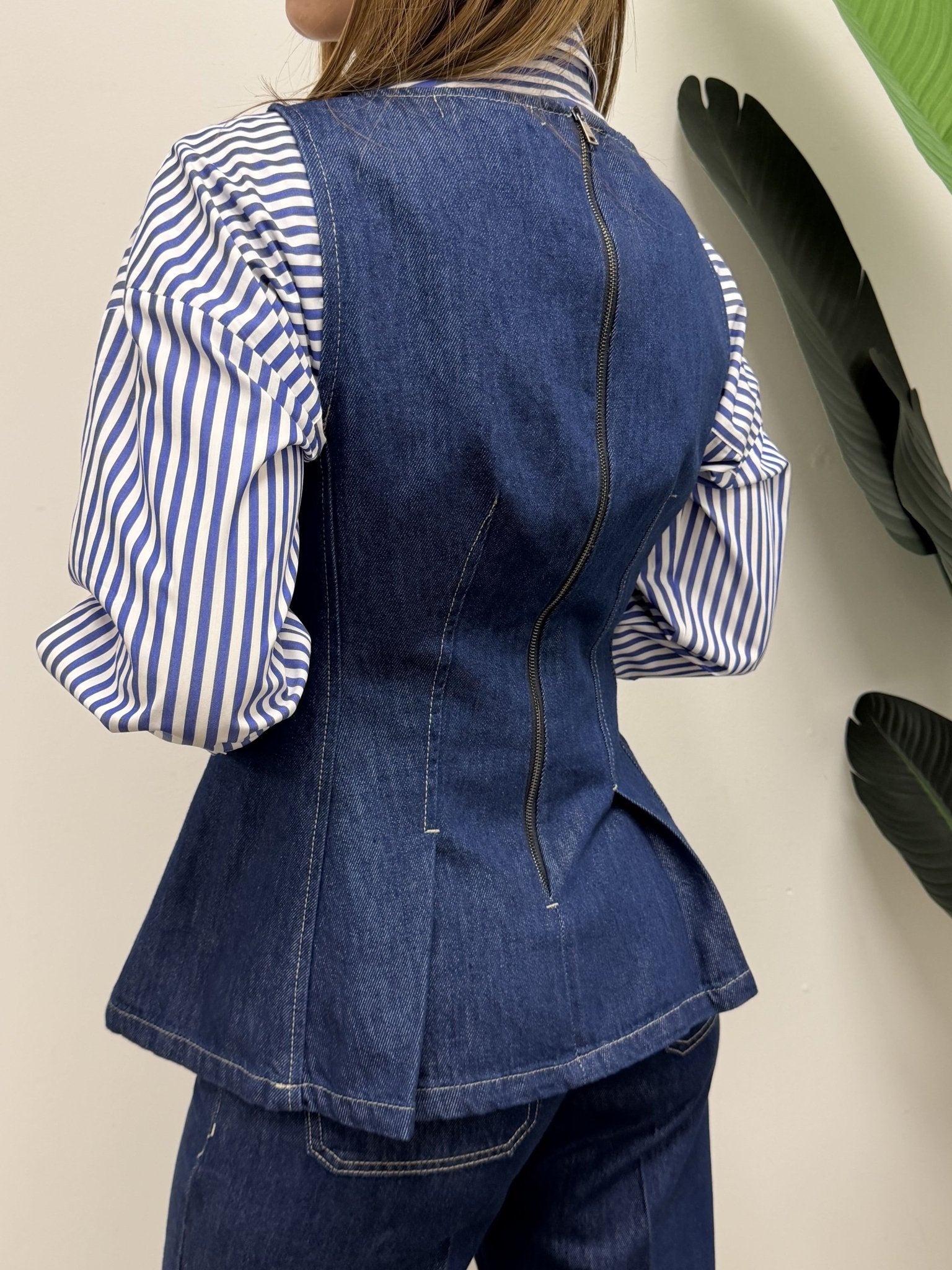 Canotta in denim super slim - fit Please - GiuGiò | Shop online