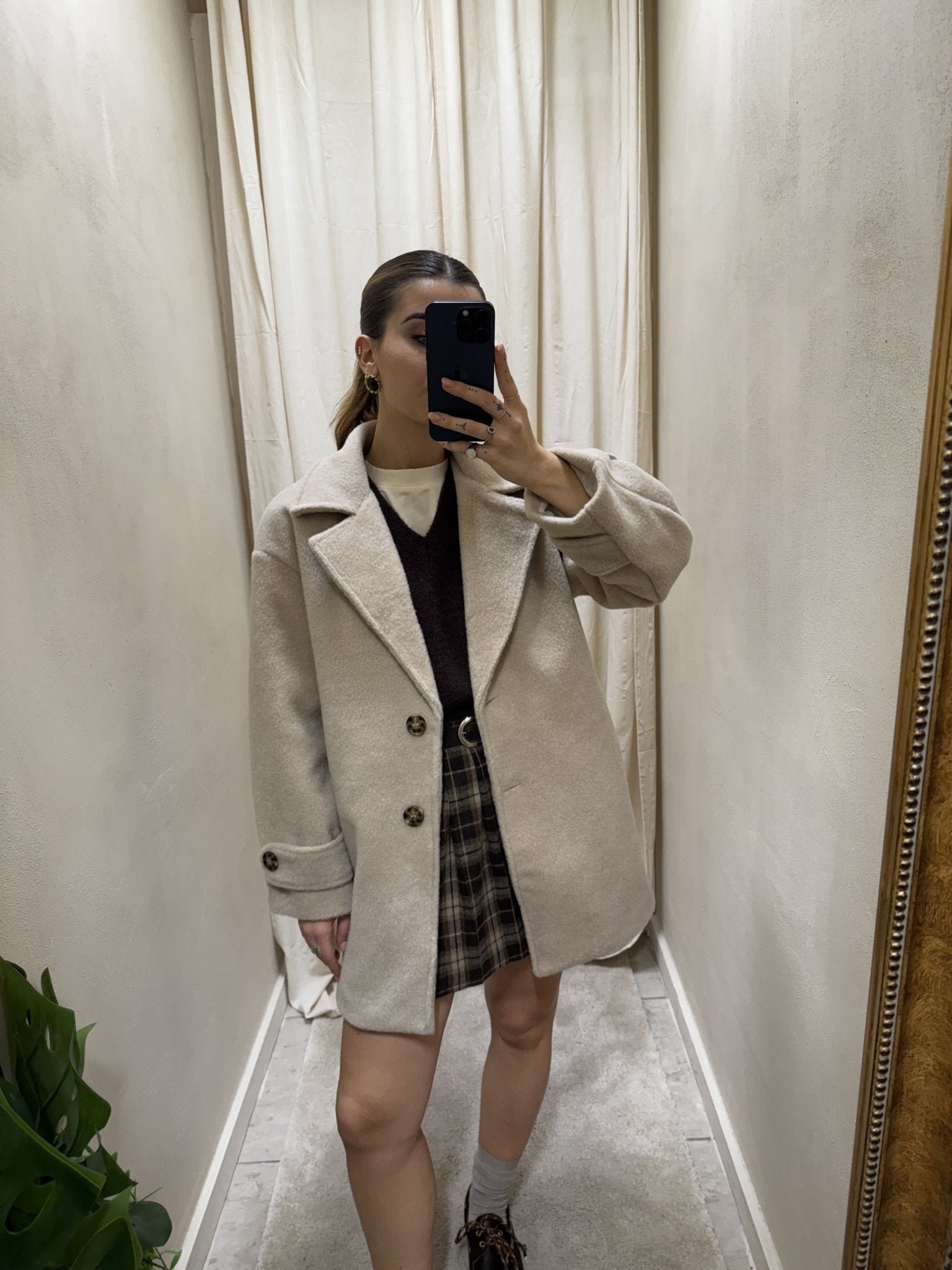 Cappottino 7/8 monopetto MyD - GiuGiò | Shop online