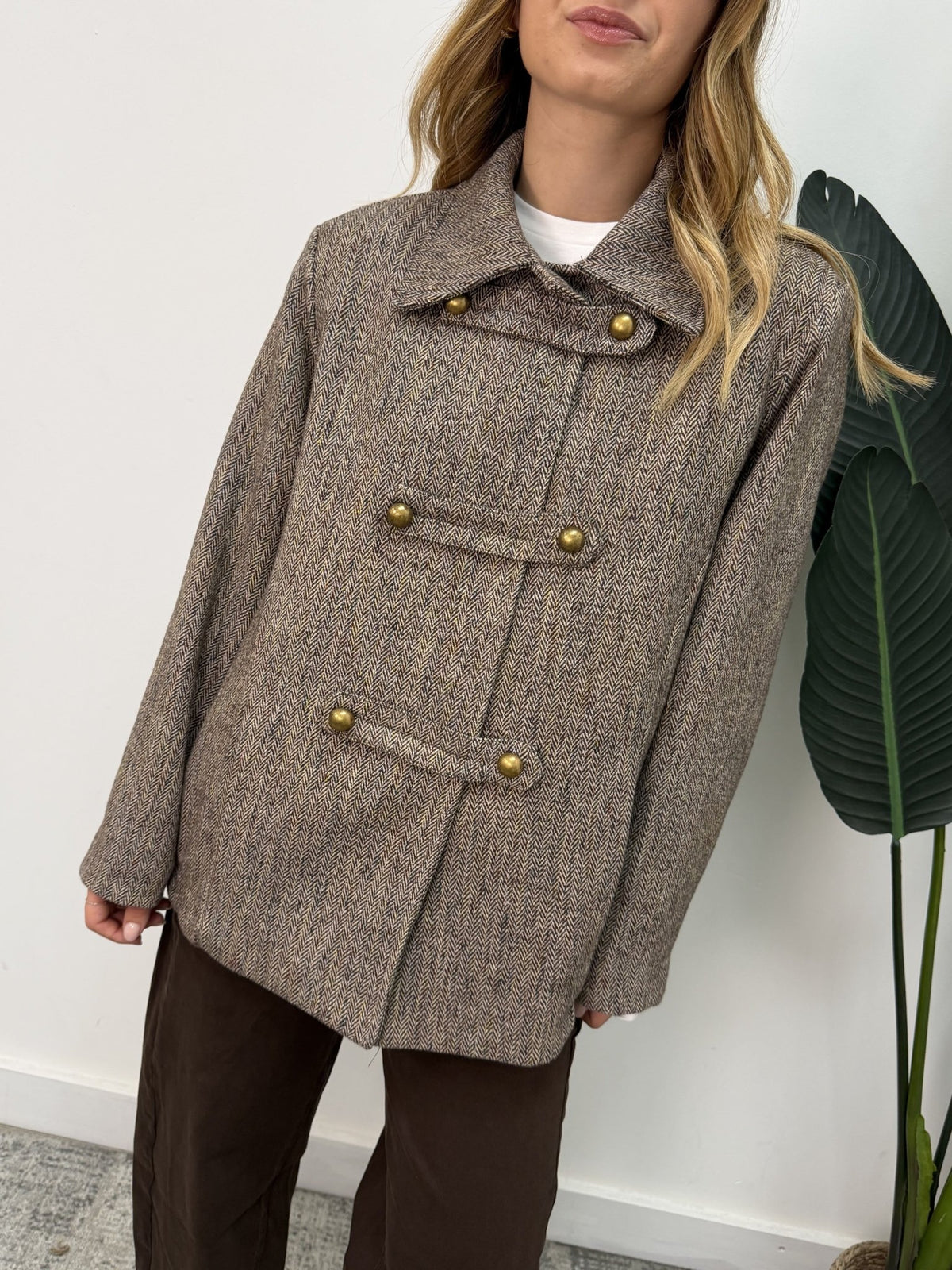 Cappottino bomber Napoleonico spigato MyD - GiuGiò | Shop online
