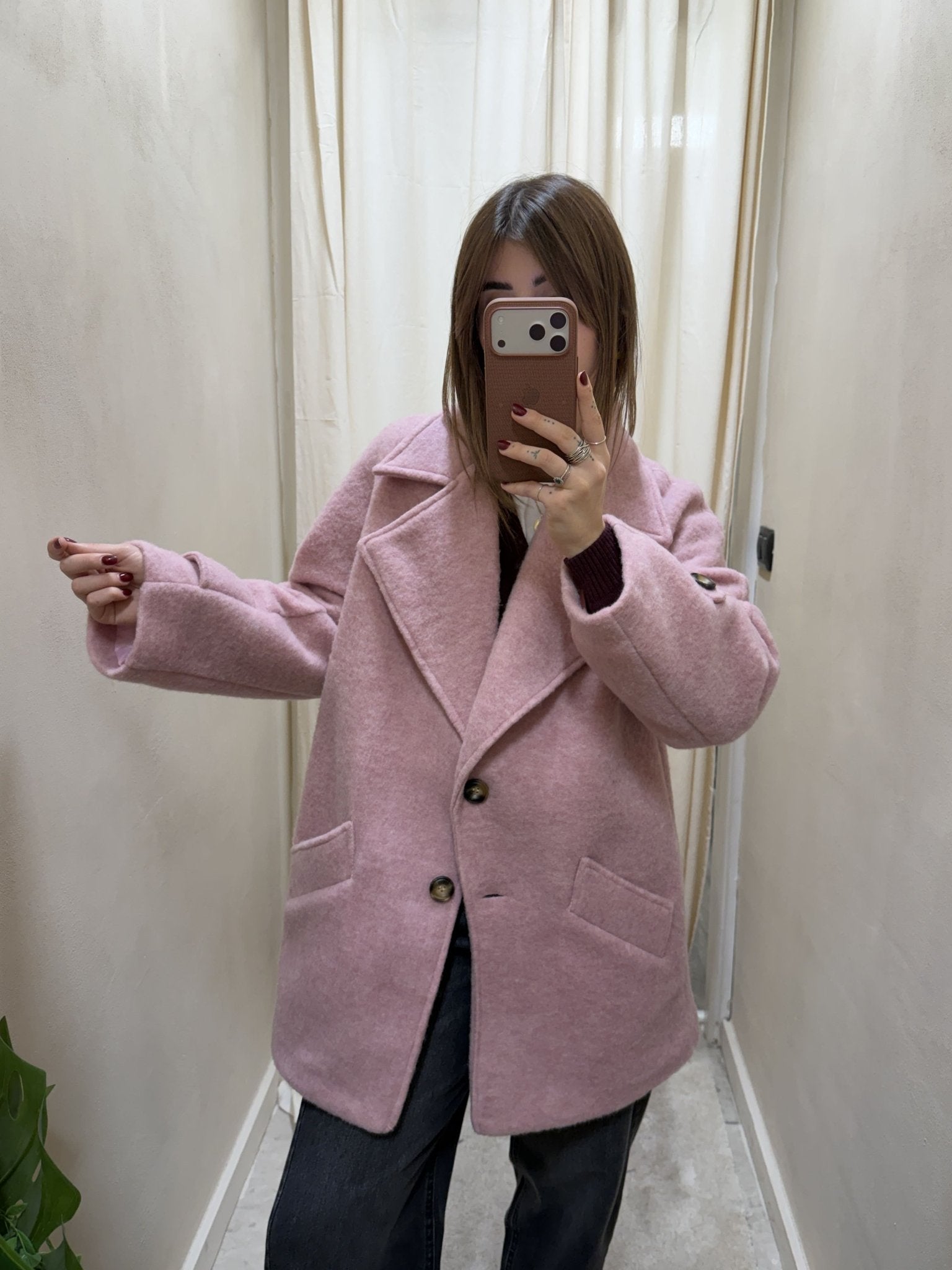 Cappottino ovetto in lana cotta MyD - GiuGiò | Shop online