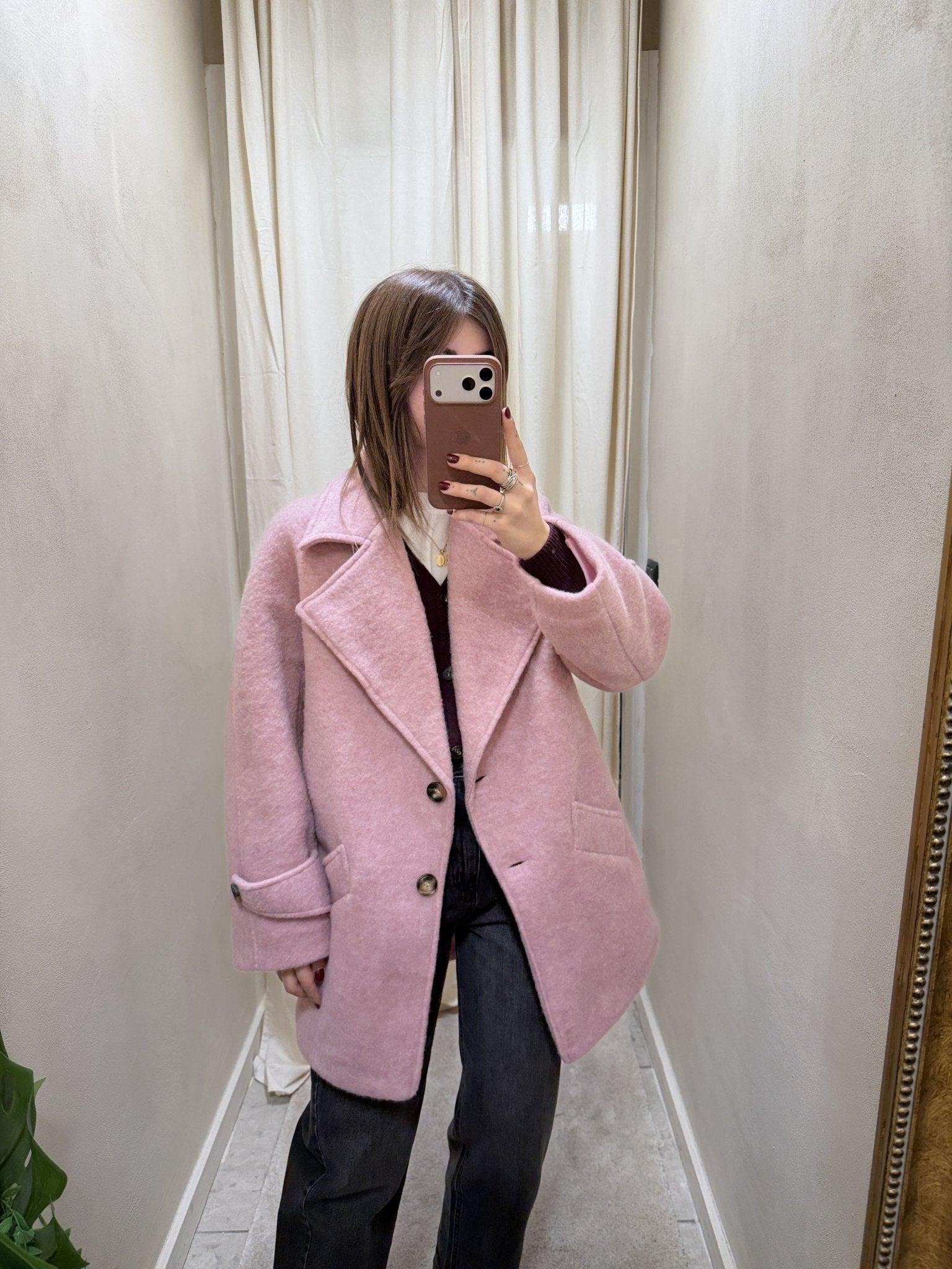 Cappottino ovetto in lana cotta MyD - GiuGiò | Shop online