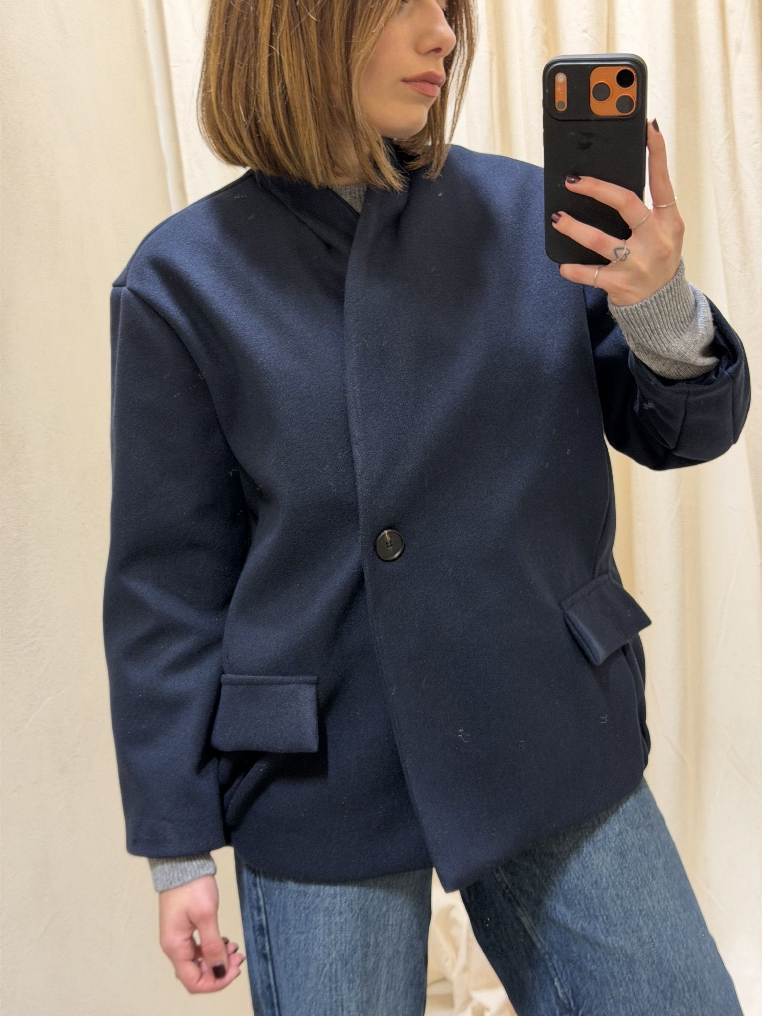 Cappottino taglio bomber over MyD - GiuGiò | Shop online