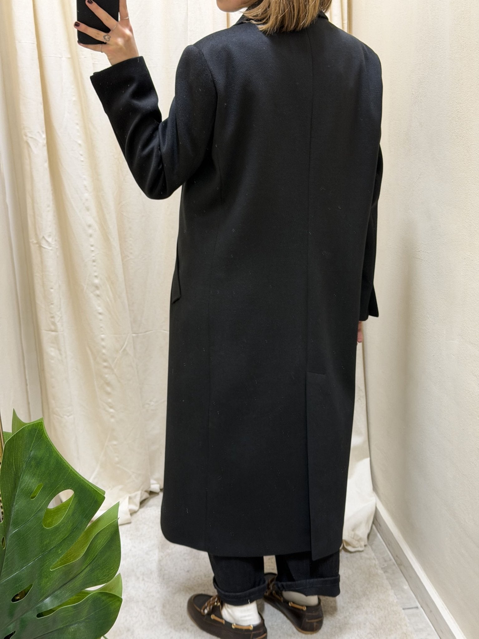 Cappotto lungo doppiopetto con spilla MyD - GiuGiò | Shop online