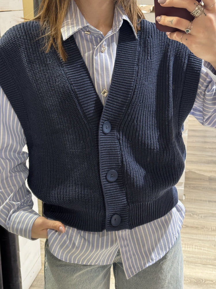 Cardigan gilet in filo HaveOne - GiuGiò | Shop online