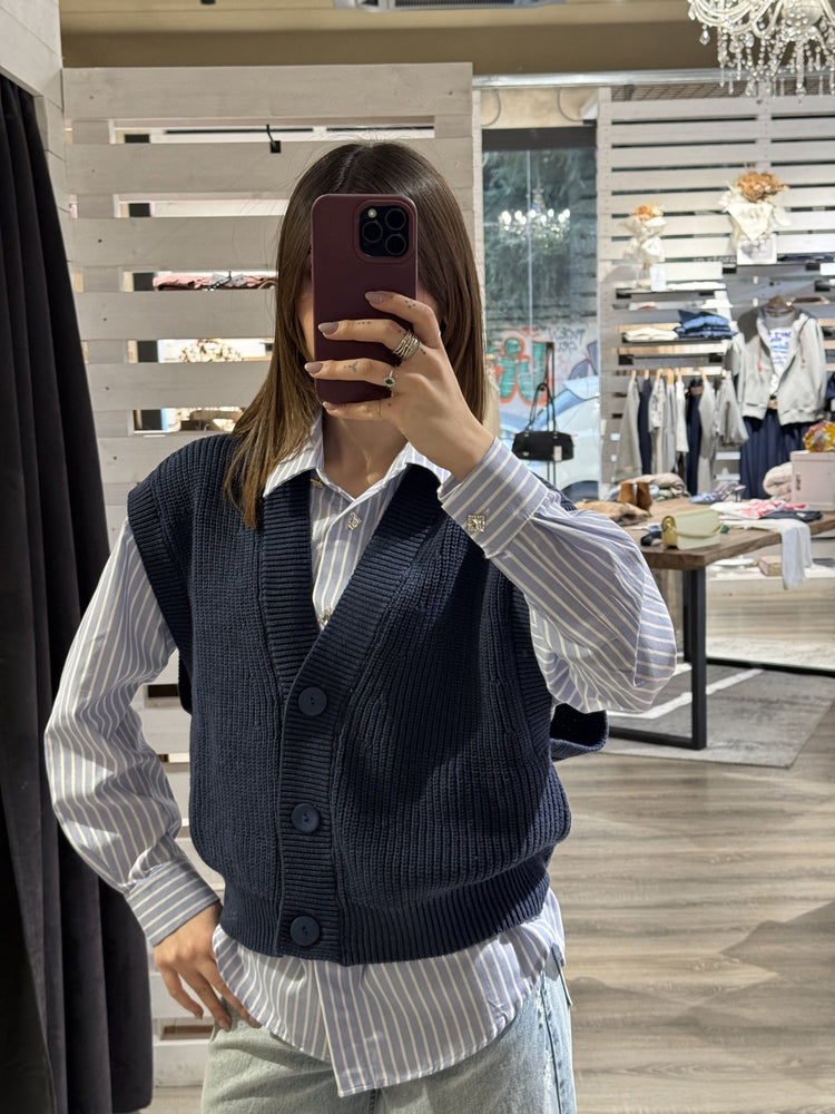 Cardigan gilet in filo HaveOne - GiuGiò | Shop online