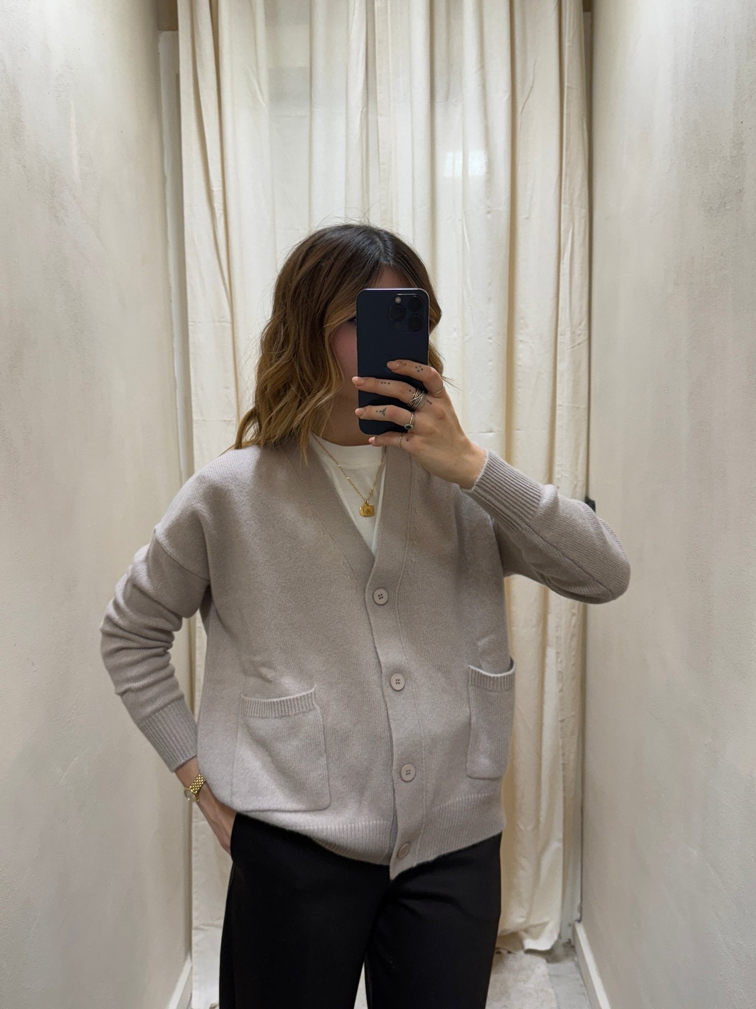 Cardigan in 100% cashmere Tensione In - GiuGiò | Shop online