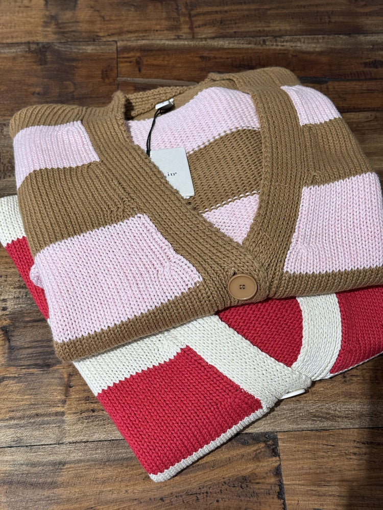 Cardigan in filo a righe con scollo V Tensione IN - GiuGiò | Shop online
