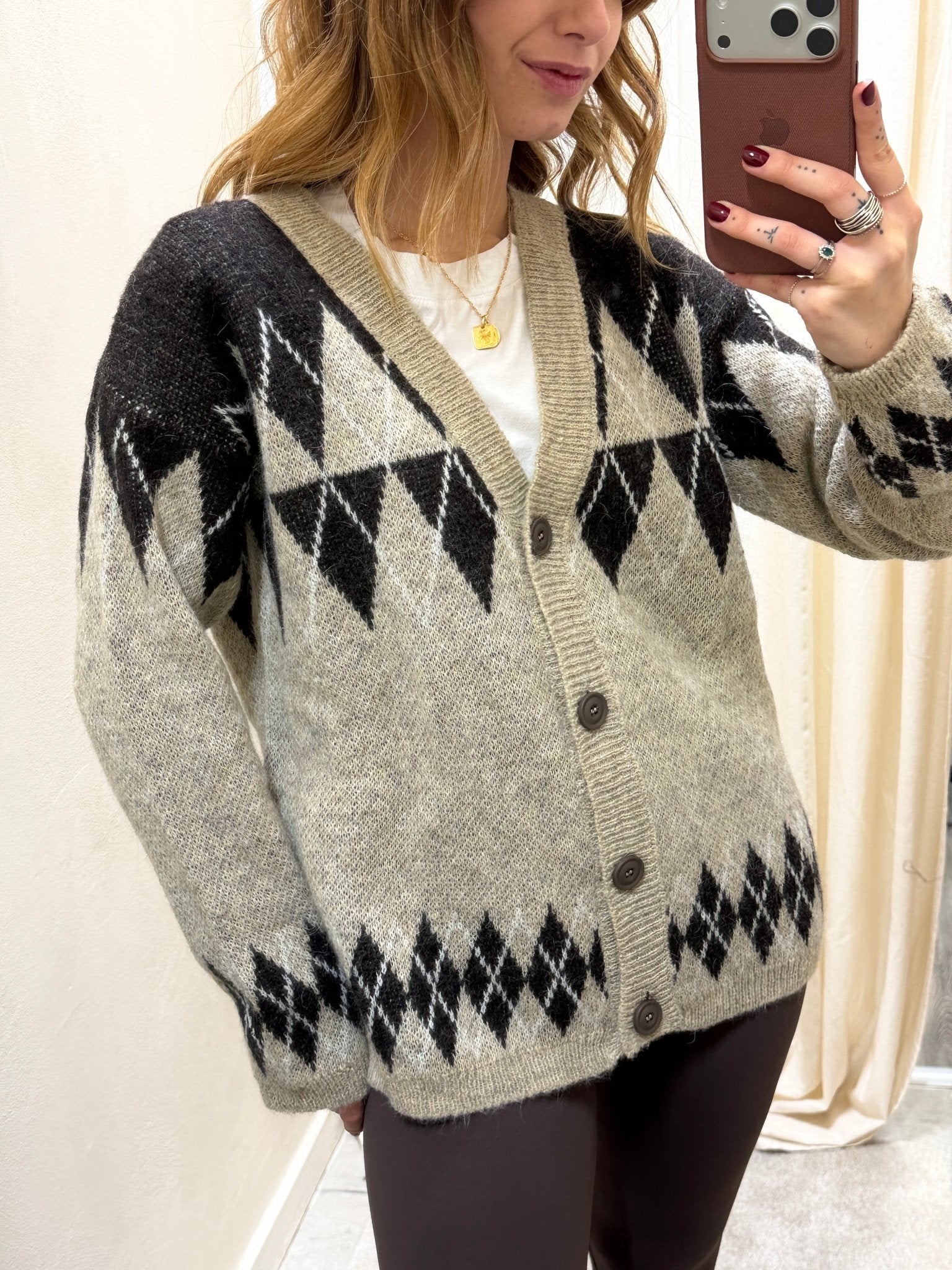 Cardigan rombi MyD - GiuGiò | Shop online