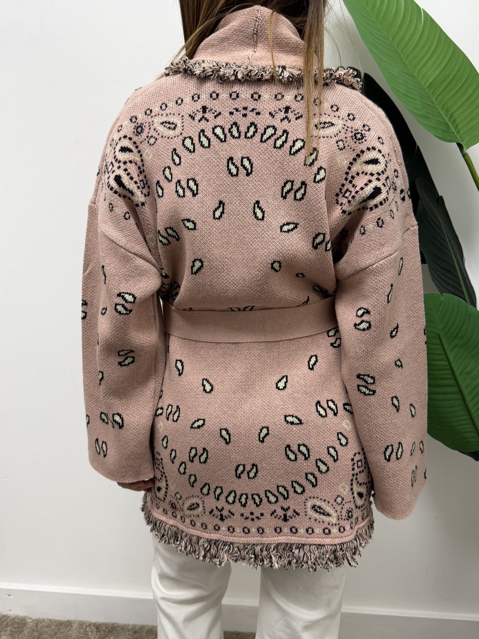 Cardigan stampa bandana con cintura Tensione In - GiuGiò | Shop online