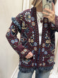 Cardigan stampa paislay misto lana Tensione In - GiuGiò | Shop online