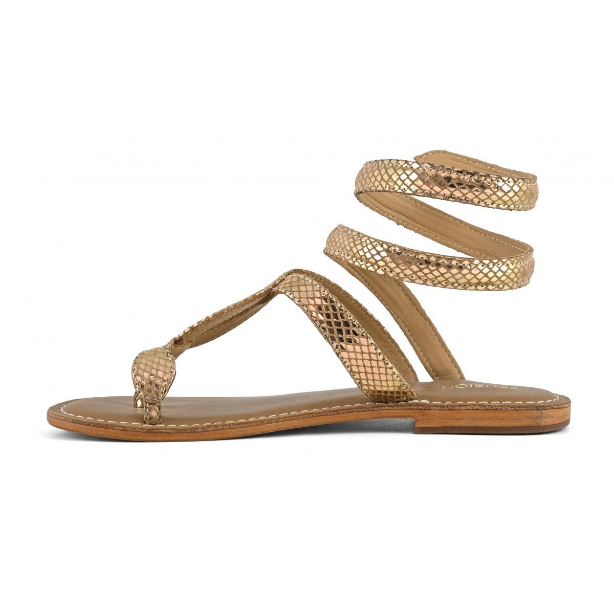 CB Fusion- Sandalo wrap up laminato - Giugioshop