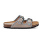 Ciabatta buckle beat suede sky Taji - GiuGiò | Shop online