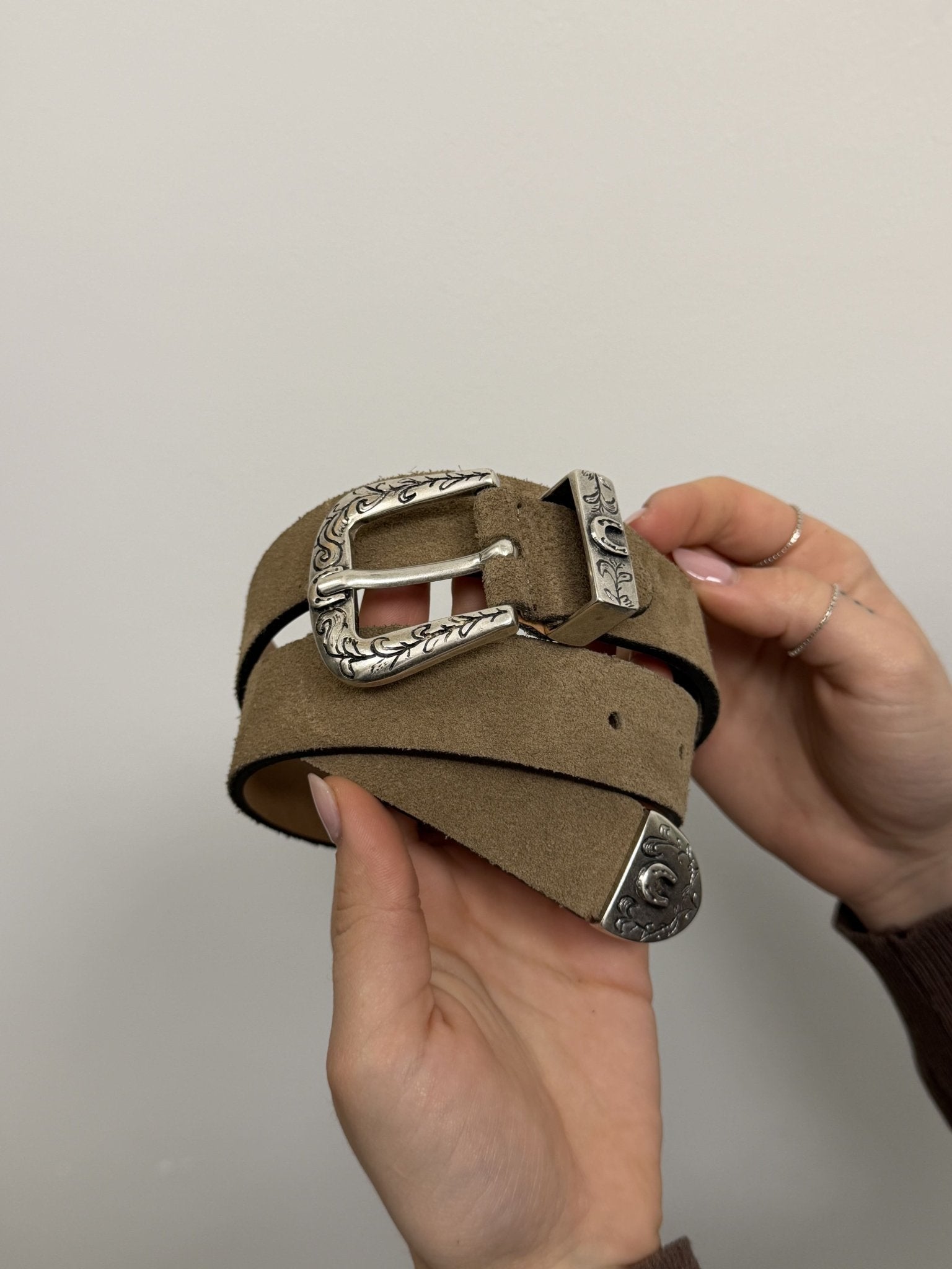 Cintura in vera crosta con fibbia texana VICOLO - GiuGiò | Shop online