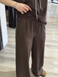 Completo blusa con cappuccio e pantalone fluido Susy Mix - GiuGiò | Shop online