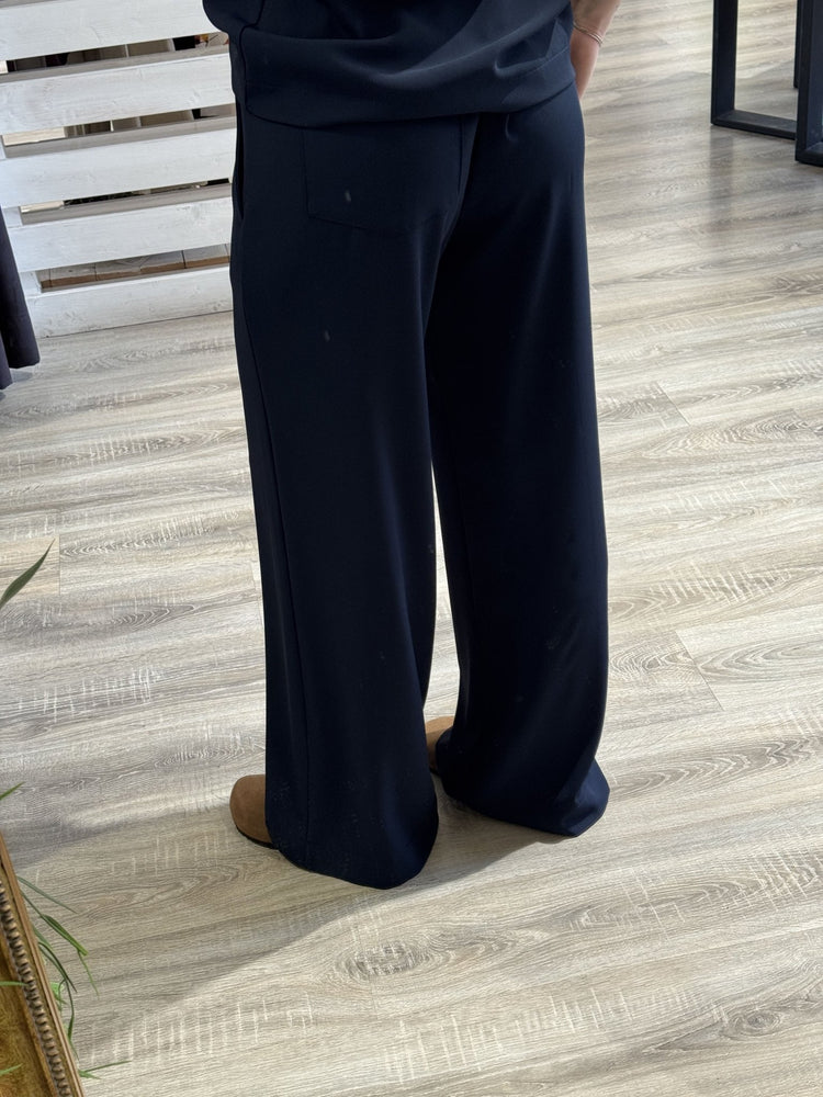 Completo blusa con cappuccio e pantalone fluido Susy Mix - GiuGiò | Shop online