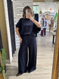 Completo blusa mezza manica + pantalone fluido MyD - GiuGiò | Shop online