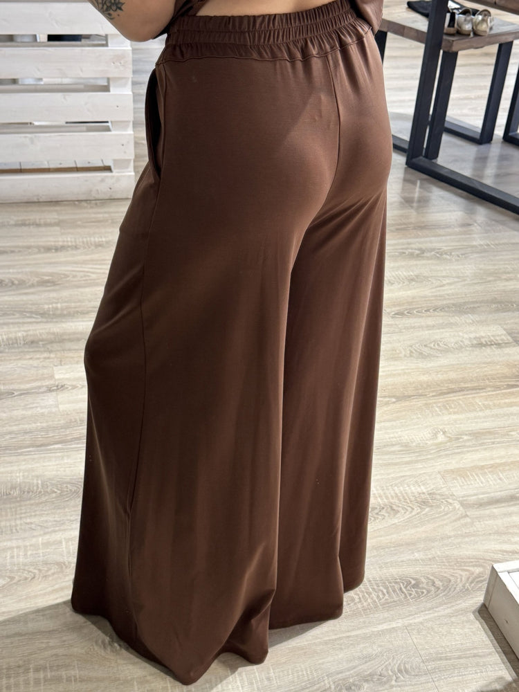 Completo blusa mezza manica + pantalone fluido MyD - GiuGiò | Shop online