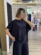 Completo blusa mezza manica + pantalone fluido MyD - GiuGiò | Shop online
