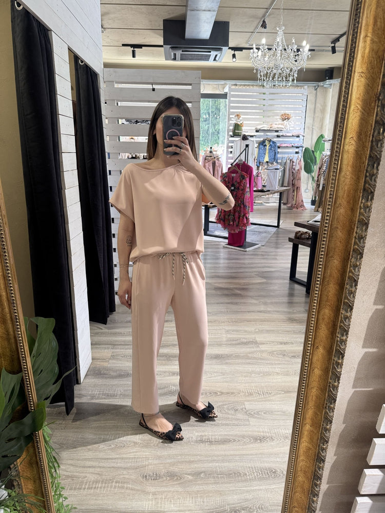 Completo combinato blusa + pantalone fluido Susy Mix - GiuGiò | Shop online