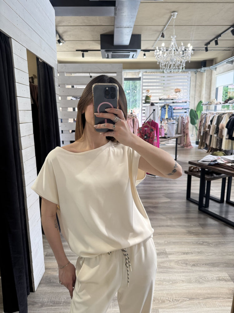 Completo combinato blusa + pantalone fluido Susy Mix - GiuGiò | Shop online