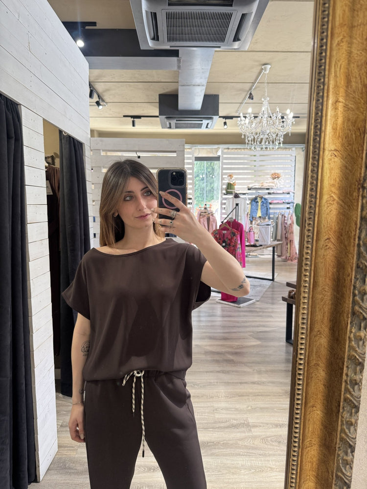 Completo combinato blusa + pantalone fluido Susy Mix - GiuGiò | Shop online