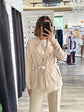 Completo fluido giacca con cintura e pantalone Susy Mix - GiuGiò | Shop online