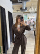 Completo fluido giacca con cintura e pantalone Susy Mix - GiuGiò | Shop online