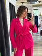 Completo fluido giacca con cintura e pantalone Susy Mix - GiuGiò | Shop online