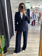 Completo fluido giacca con cintura e pantalone Susy Mix - GiuGiò | Shop online