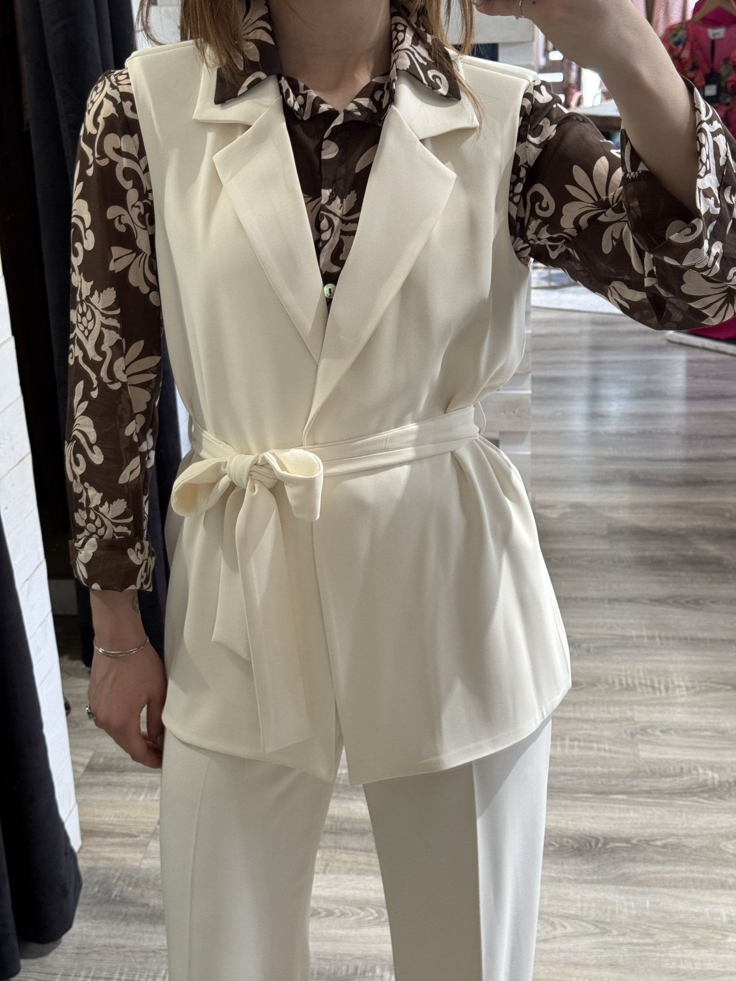 Completo fluido gilet+pantalone Susy Mix - GiuGiò | Shop online