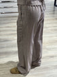 Completo gessato gilet+pantalone con spilla Susy Mix - GiuGiò | Shop online