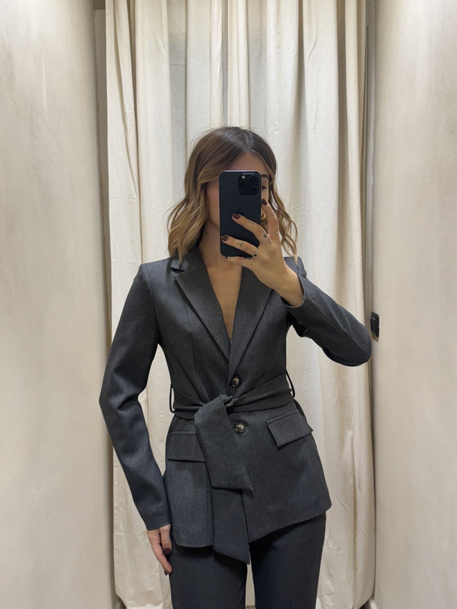 Completo giacca con fusciacca+pantalone sigaretta Susy Mix - GiuGiò | Shop online