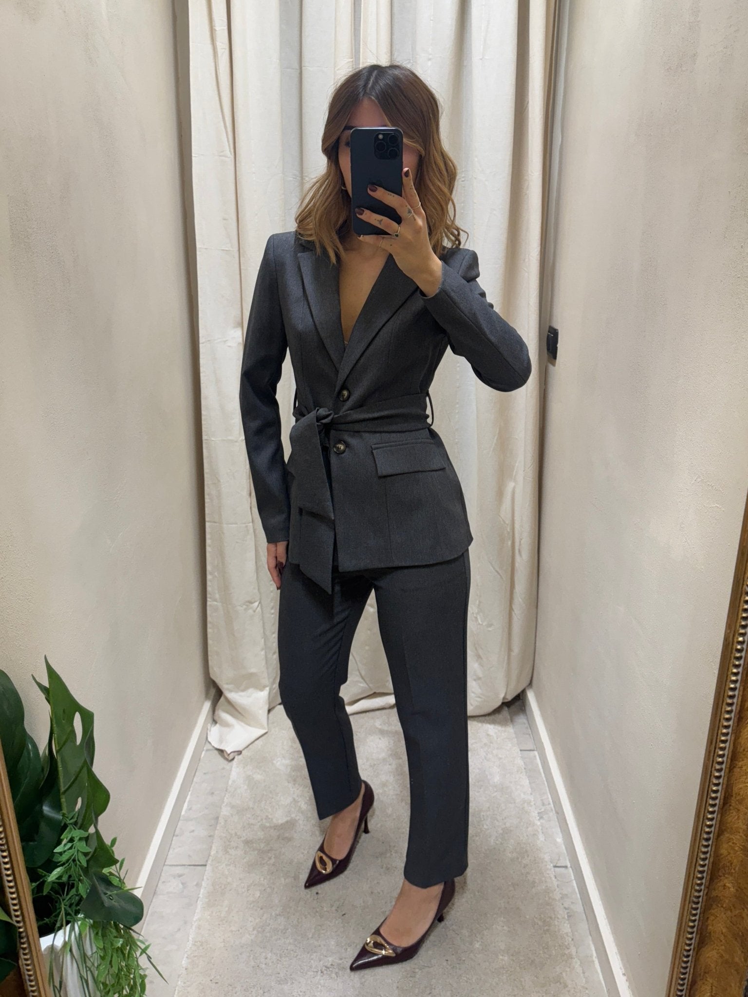 Completo giacca con fusciacca+pantalone sigaretta Susy Mix - GiuGiò | Shop online