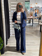 Completo giacca e pantalone in punto Milano Susy Mix - GiuGiò | Shop online