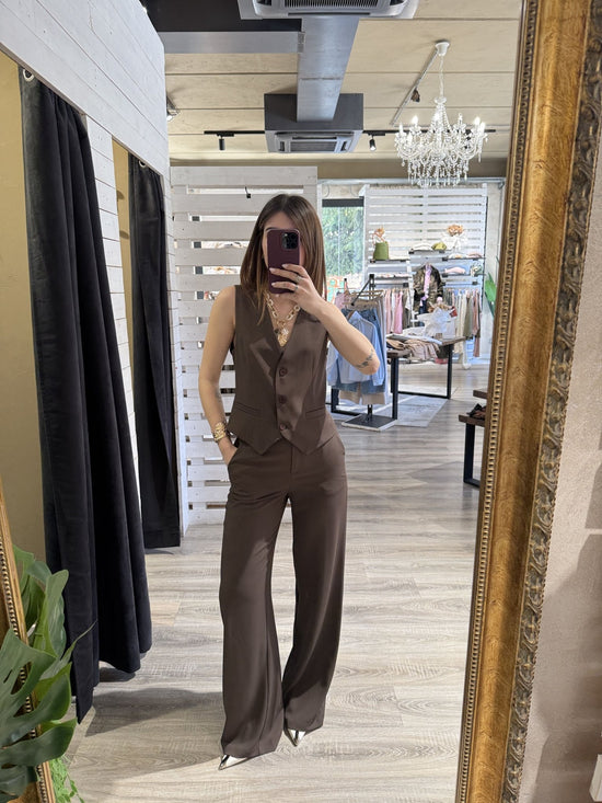Completo gilet+pantalone gamba dritta Dixie - GiuGiò | Shop online