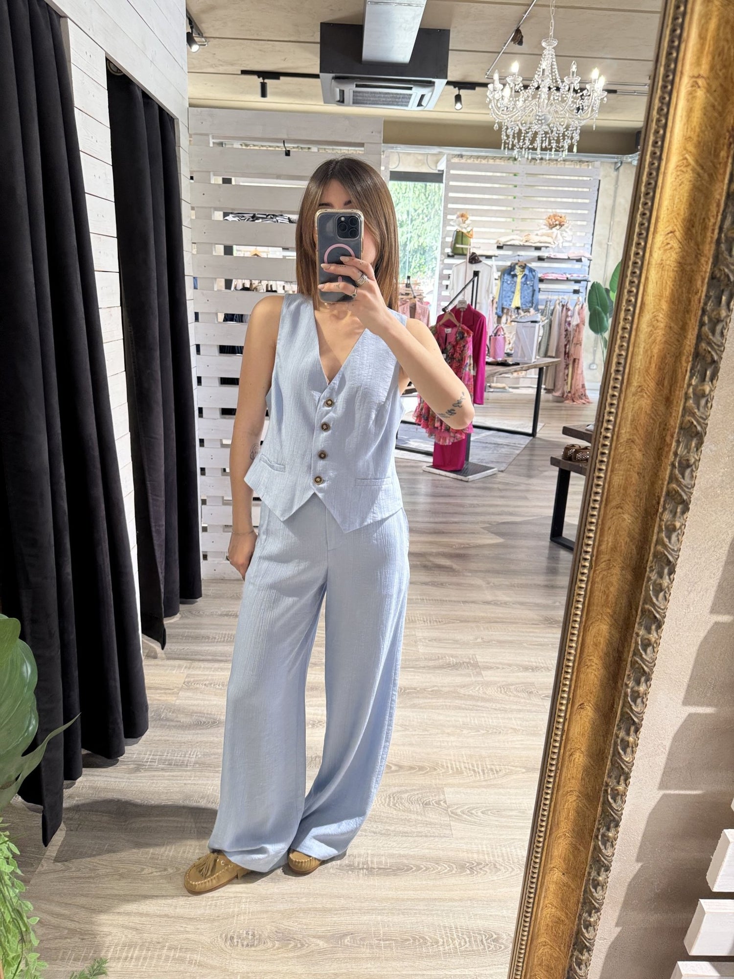 Completo gilet+pantalone gamba dritta Tensione In - GiuGiò | Shop online