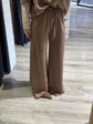Completo maglia over manica in pizzo e pantalaccio gamba ampia Zahjr - GiuGiò | Shop online