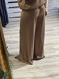 Completo maglia over manica in pizzo e pantalaccio gamba ampia Zahjr - GiuGiò | Shop online
