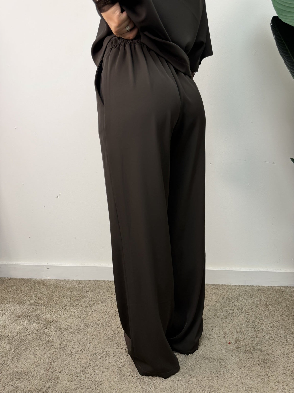 Coord-set maglia manica pizzo+pantalone fluido Susy Mix - GiuGiò | Shop online