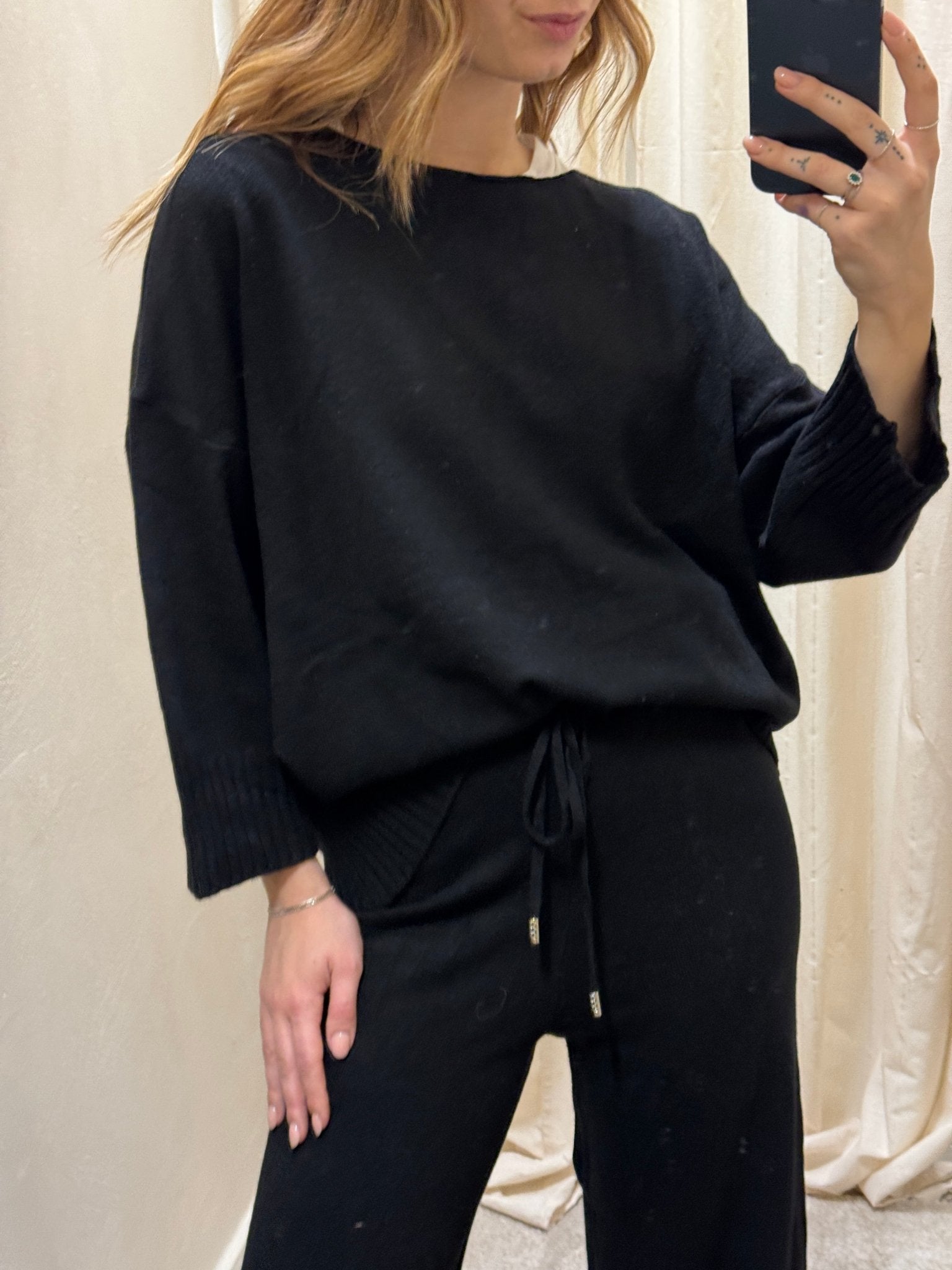 Coordinato maglia e pantalone in viscosa Susy Mix - GiuGiò | Shop online