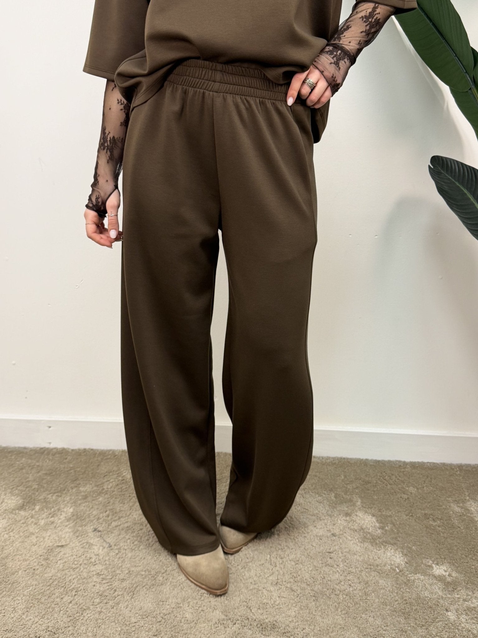 Coordinato misto viscosa maglia + pantalone MyD - GiuGiò | Shop online