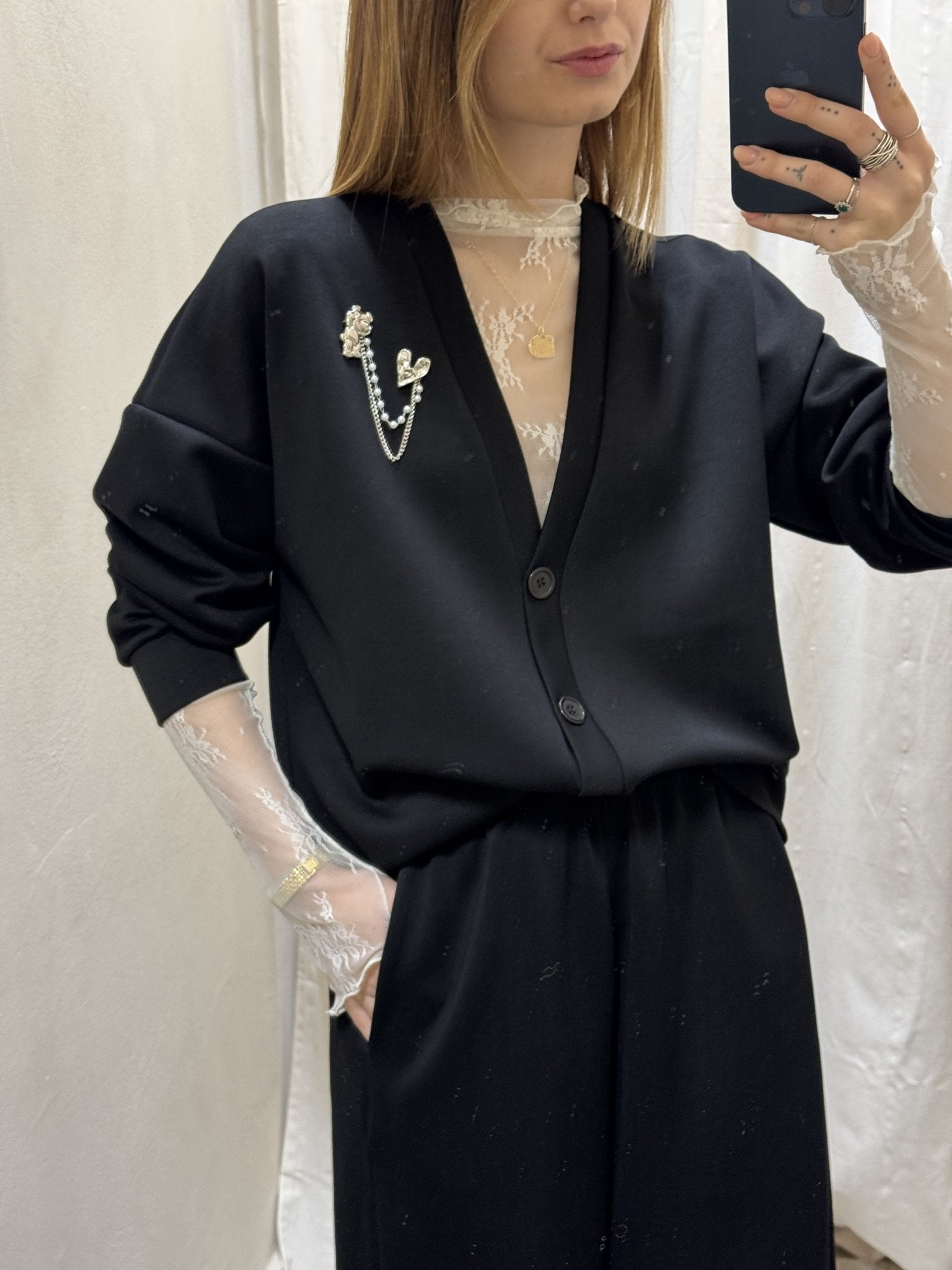 Coordinato morbidone cardigan + pantalone MyD - GiuGiò | Shop online