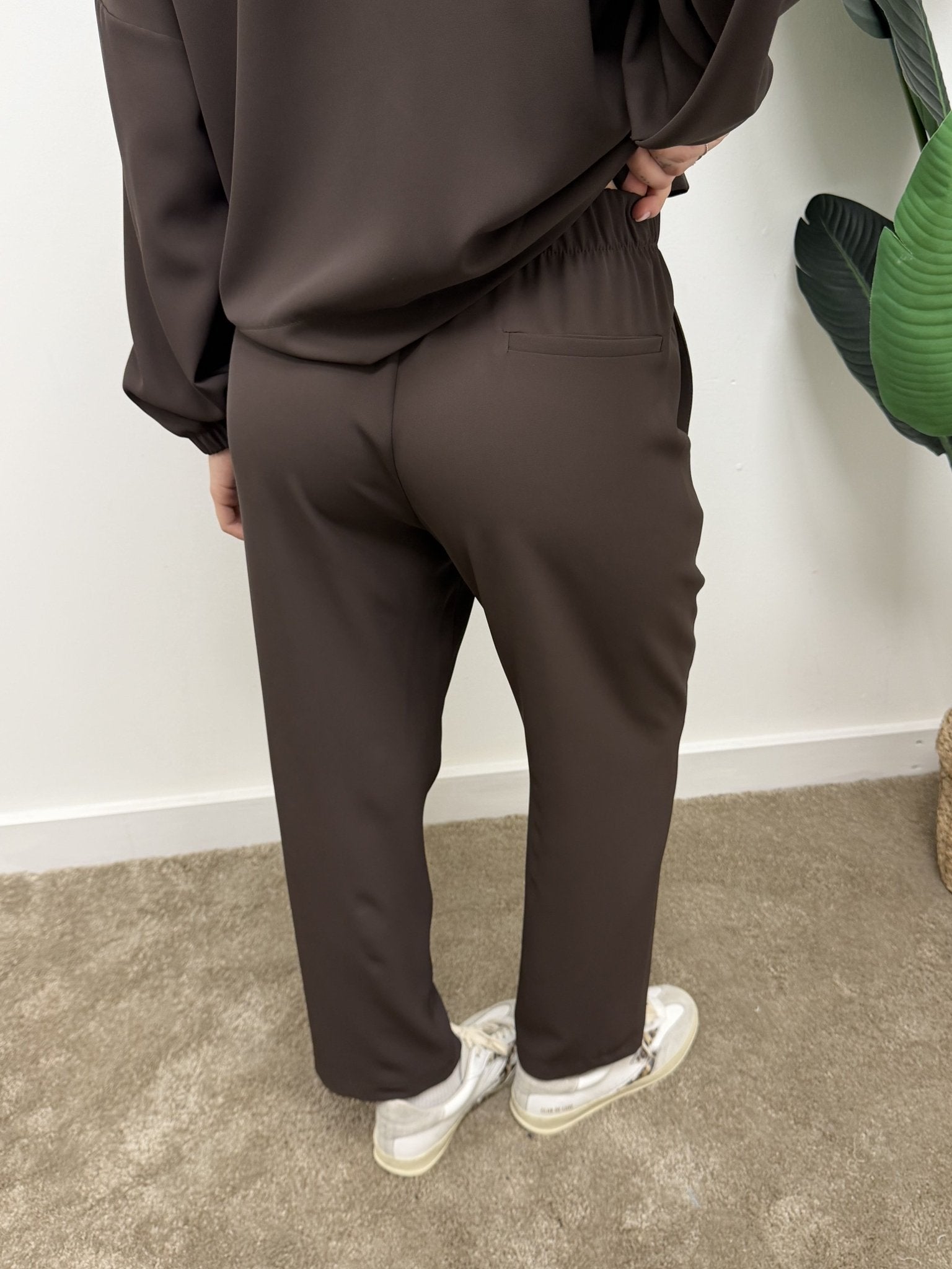 Coordinato tessuto fluido felpa + pantalone gamba dritta Susy Mix - GiuGiò | Shop online