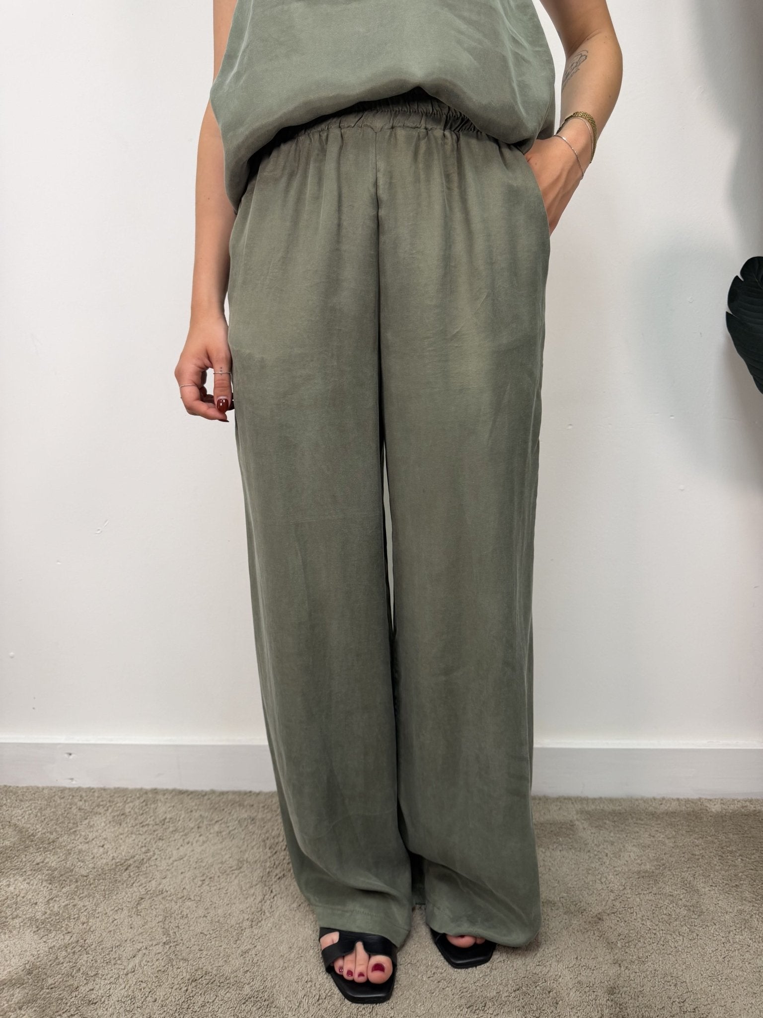 Coordinato top a fascia e pantalone Tensione In - GiuGiò | Shop online